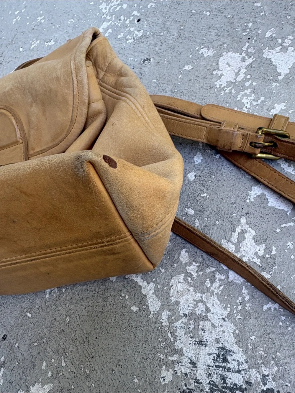 Vintage coach mini backpack